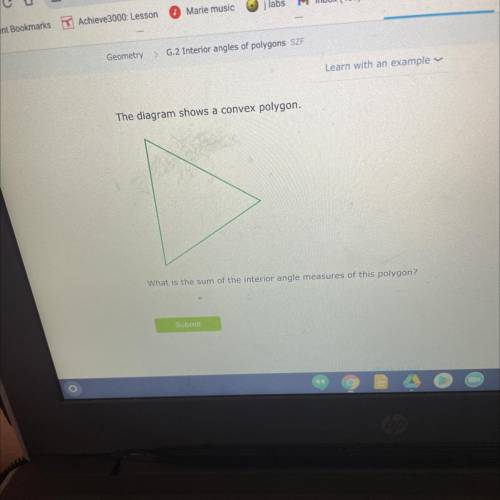 What is the sum of the interior angle measures of this polygon?