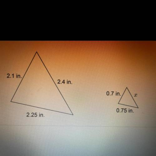 Rebecca is creating triangular earrings of two sizes: small and mediumShe wants the earrings to be