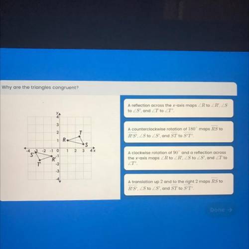 Why are the triangles congruent? (Need ASAP 15points)