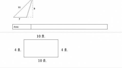 Area of triangle and rectangle more coming soon!