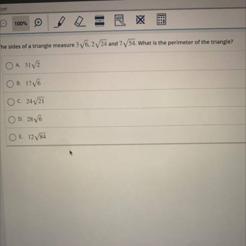 Helppp I’m on a math test