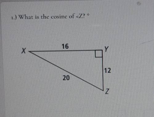 Please help me :(

Picture is below:)These are the answer choices:A. 12/20B. 12/16C. 16/20D. 20/12