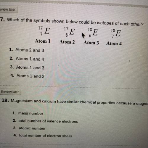 Can y’all help with question 17