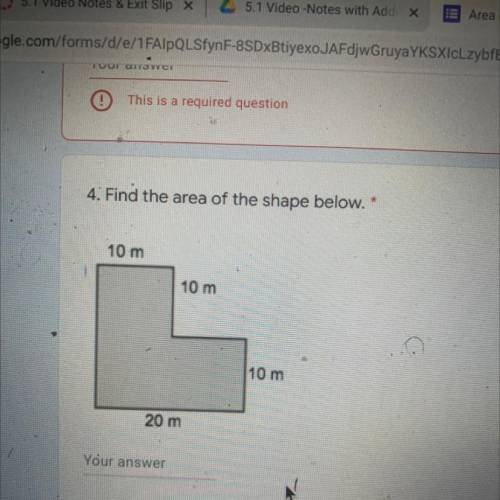 PLS HELP FIND THE AREA OF THE SHAPE BELOW