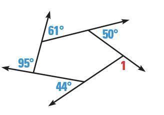 Find the measure of angle 1.
