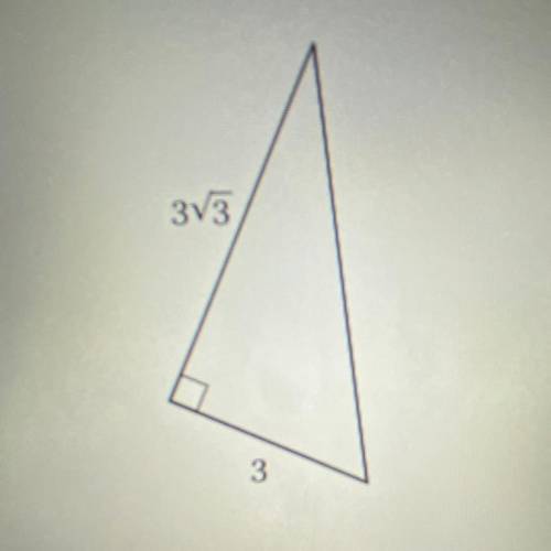 Find the length of the third side. if necessary, write in simplest radical form.