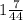 1\frac{7}{44}