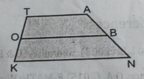 If AT = 23 and KN = 35, find OB.​