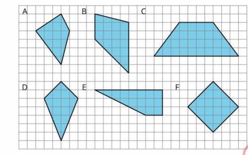 Can you find the area of C and F?

thank you in advance!
(the screenshots are the shapes and the f