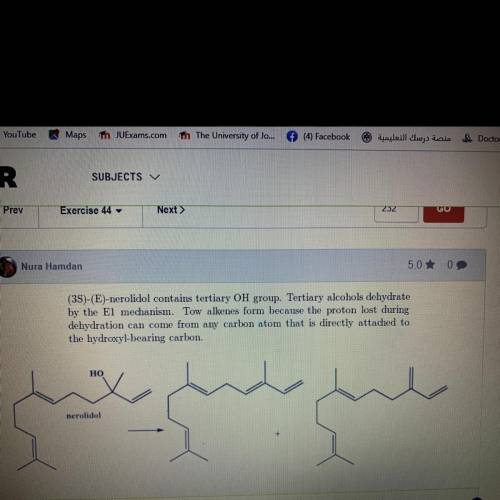 Can any one tell me why the right carbon next to the hydroxyl-bearing carbon didn’t make a double b