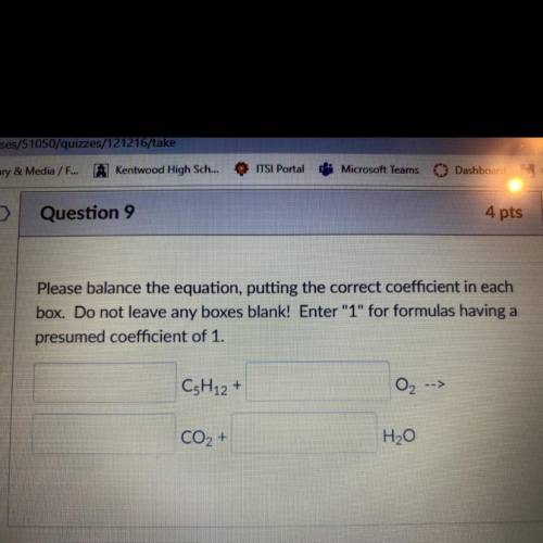 Anyone know this answer for my chemistry quiz?
