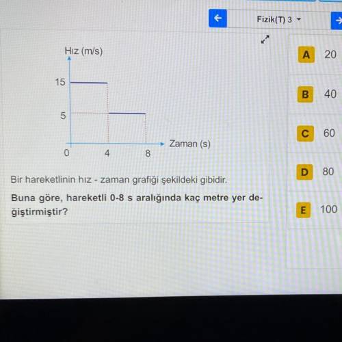 Acil fizik 9.sınıf sorusu açıklarsanız çok sevinirim ve en iyi seçicem