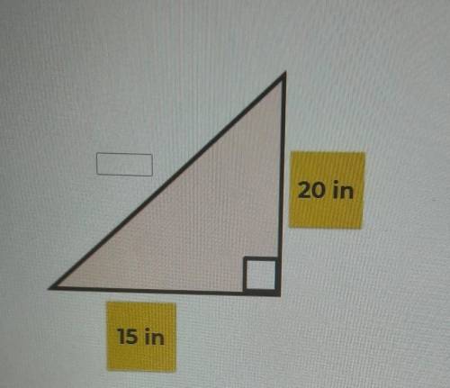 Find the lengths of the missing sides. If the length is irrational, round to the nearest tenth. ​