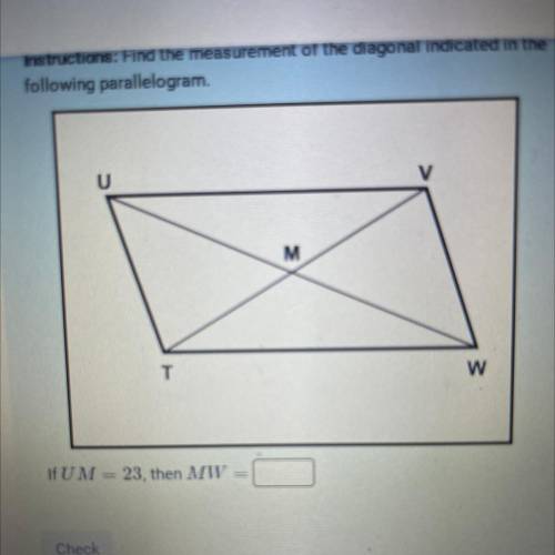 If UM =23 then MW= 
No links please