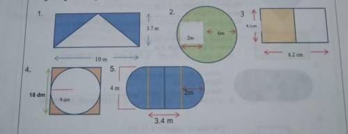 Directions: Find the area of each shaded region. Assume that all angles that appear to

be right a