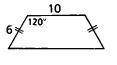 Find the area of the trapezoid below to the nearest tenth.