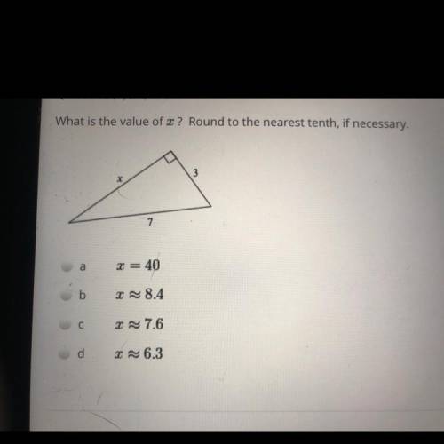 What is the value of x?