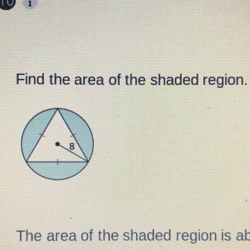 Find the area of the shaded region.

00
please help