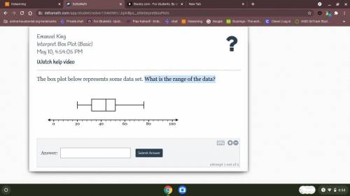 Pls help omg .What is the range of the data?