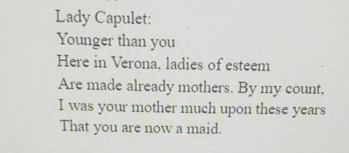 Lady capulet is trying to convince Juliet to marry Paris by pointing out.................... ​