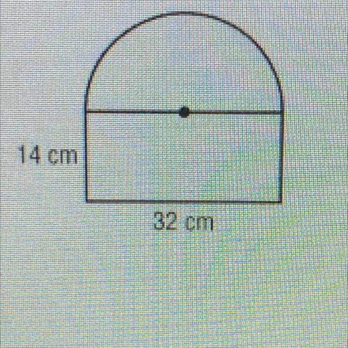 What is the area of the figure? Round to the nearest tenth if necessary.