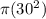 \pi(30^2)