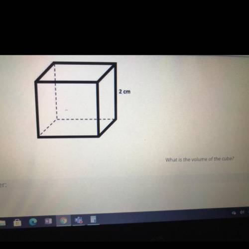 What is the volume of the cube