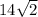 14\sqrt{2}