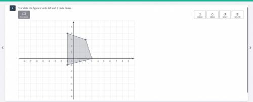 Translate the figure 2 units left and 4 units down.