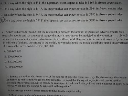 According to the model, how much should the movie distributor spend on advertisements if it wants t