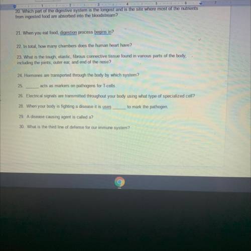 What is 20-30 Answer all of them if you want brainlist

You have to answer ASAP tho this is due so