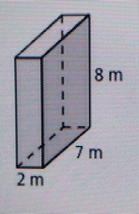 Find the surface area of the prism. First answer gets​