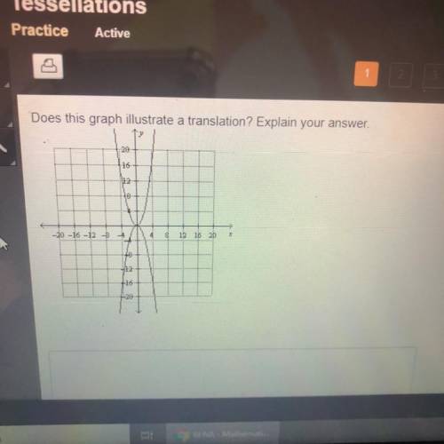 Does this graph illustrate a translation? Explain your answer.