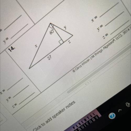 Unit 8: special right triangle homework 2