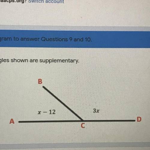 What is the measure of BCD