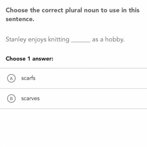 Stanley enjoys knitting scarfs as a hobby