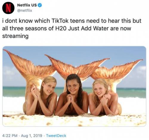 Put some h2o: Just Add Water memes (it's a tv show darnit) 100 points and brainliest