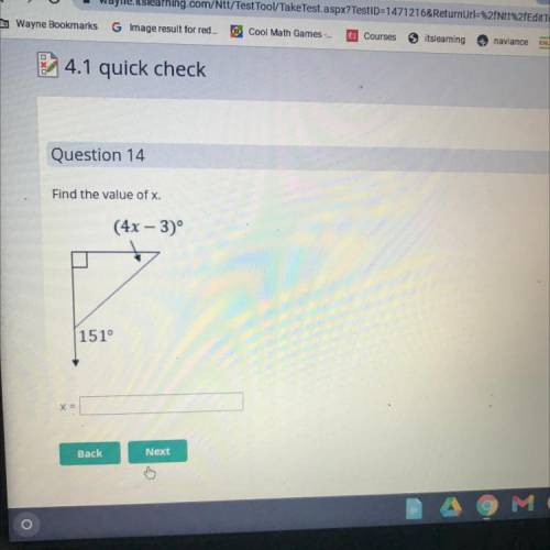 Find the value of x pls help