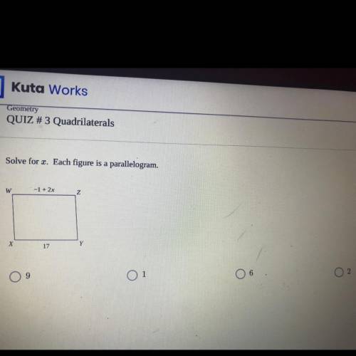 Solve for x. Each figure is parallelogram