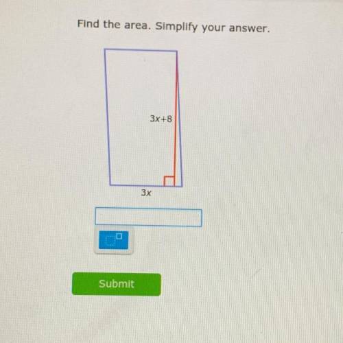 Find the area. Simplify your answer
