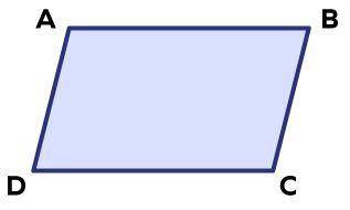 If you are told that opposite sides of this quadrilateral are parallel and that the measure of angl