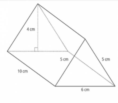 Here is a triangular prism that will be used to wrap around a chocolate bar.

How much paper would