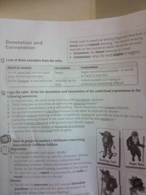 Can you help me ASAP, please need help on denotaton and connotation number 2 questions