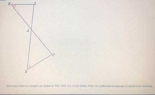 Helppppp plzzzzzzz

Determine if the two triangles are s
