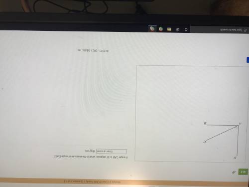 If angle CAB is 37 degrees what is the measure of angle DAC