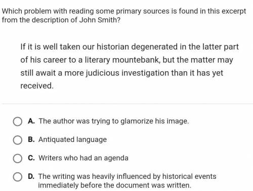 Which problem with reading some primary sources is found in this excerpt from the description of Jo