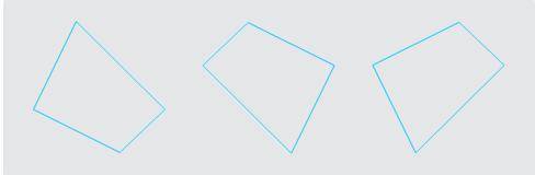 Reflect the quadrilateral on the graph across the x-axis. Choose the reflected quadrilateral and pl