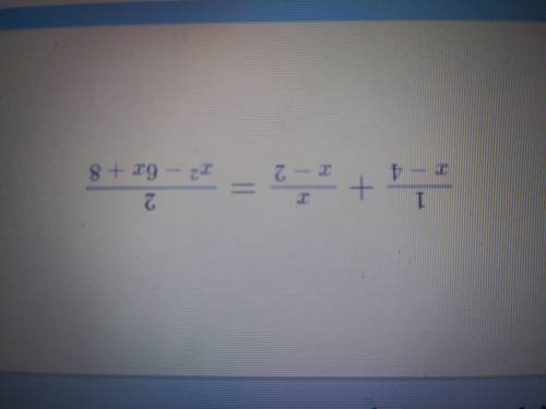 Which value (s) of x are solution(s) of the equation below?

A. x = 2, 4
B. x = -1, 4
C. x = 2
D.