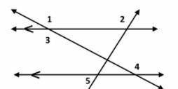 HELPPPP

Use the figure to complete the following statement:
If m∠4 = 135°, then m∠3 = __________