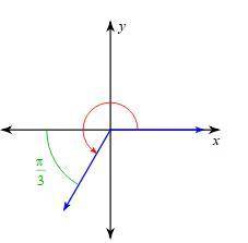 Find the measure of the angle indicated by the red arrow.